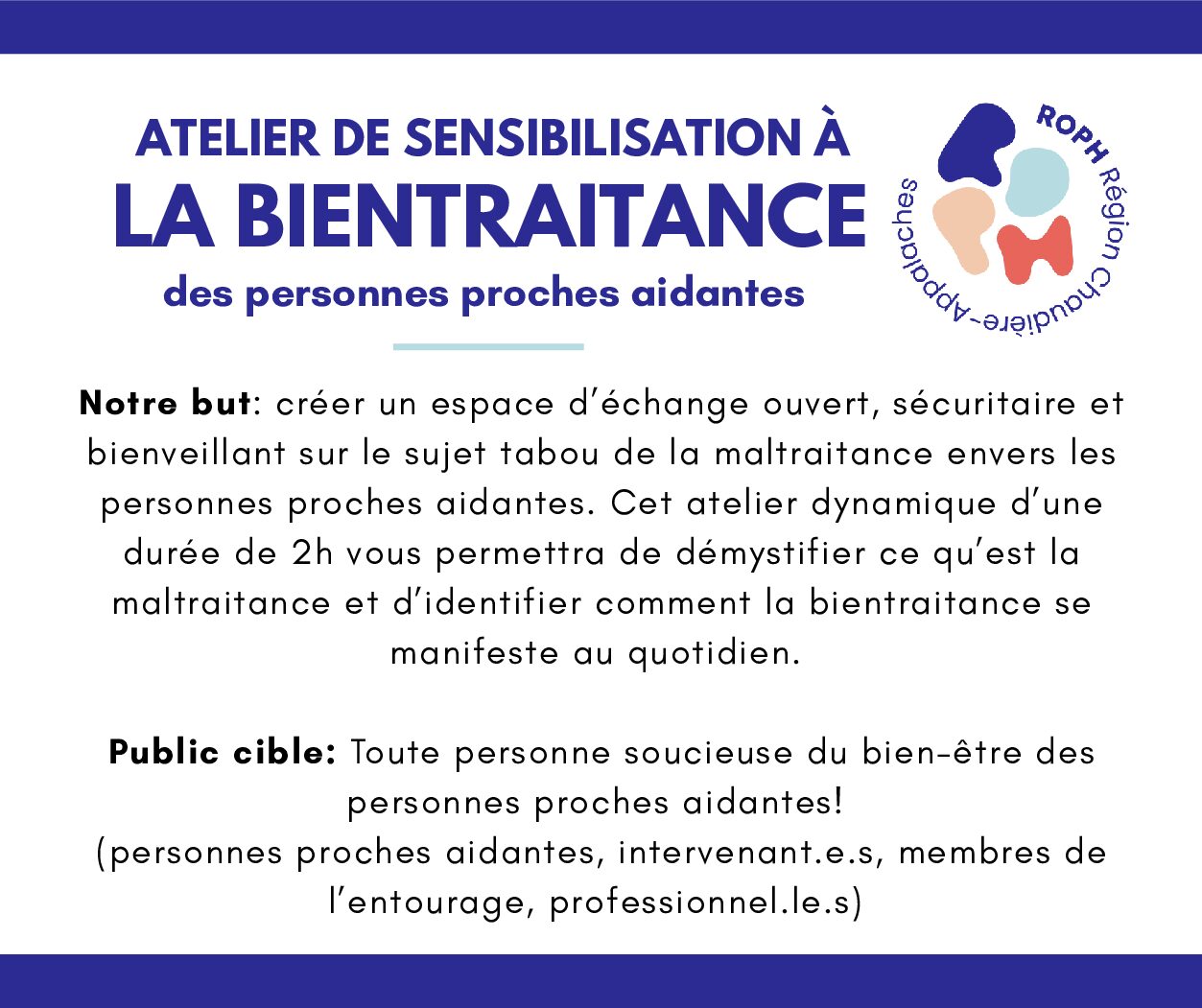 Atelier bientraitance PPA _ description